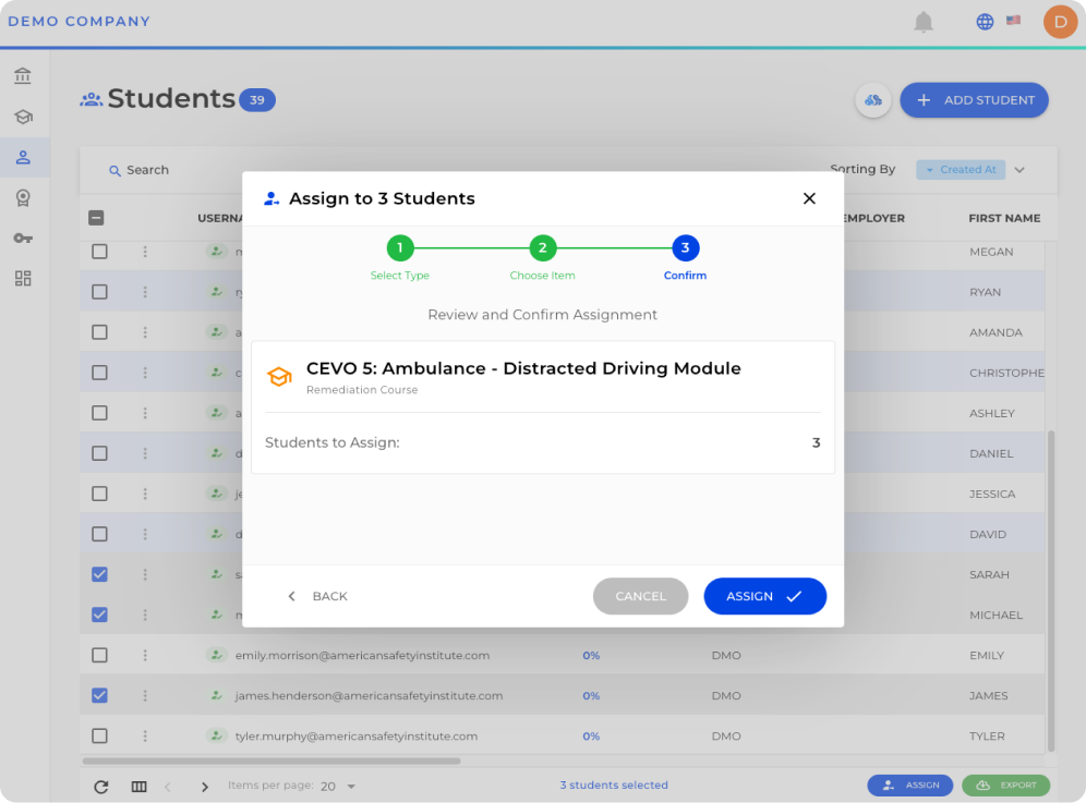 Guardian platform dashboard